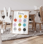 Plakat edukacyjny Kolory Wzór 2  MONTESSORI.jpg
