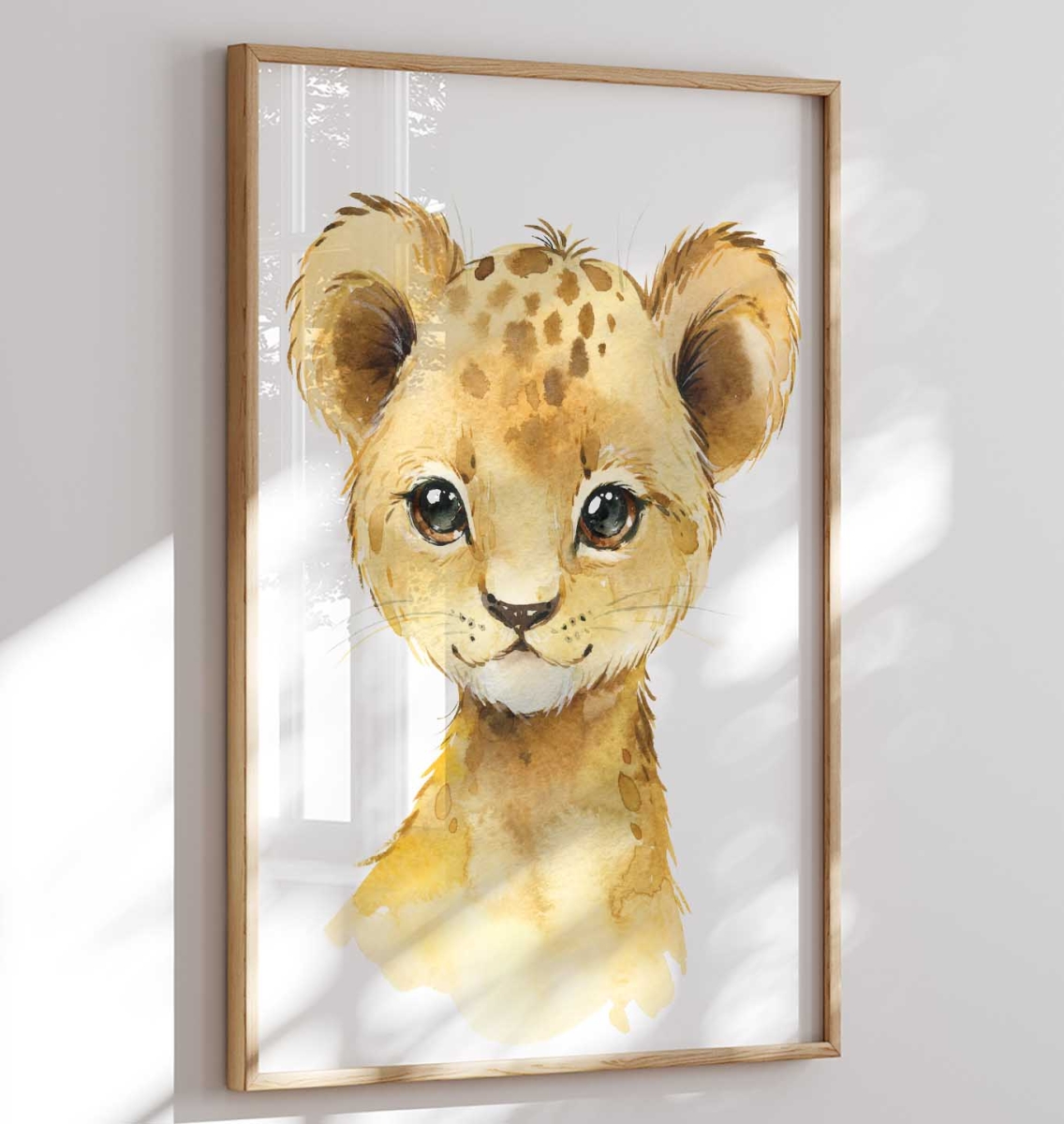 Lwiątko | Plakat do Pokoju Dziecka - Akwarela.jpg