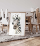 Zebra Plakat, obrazek na ścianę Savanna akwarela.jpg