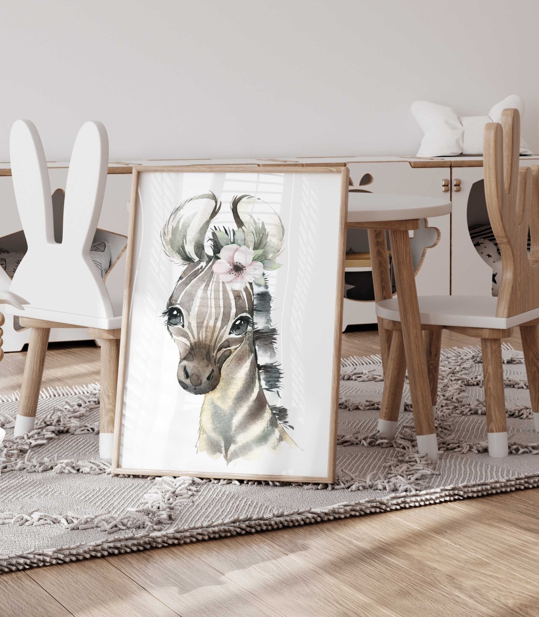 Słonik Plakat, obrazek na ścianę Savanna, akwarela 2.jpg