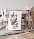 Słonik Plakat, obrazek na ścianę Savanna, akwarela 2.jpg