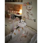 Króliczek, zajączek z mamusią - Naklejka na ścianę.jpg