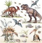 Mała Pracownia DK Dinozaury DK188  Naklejka na ścianę.jpg