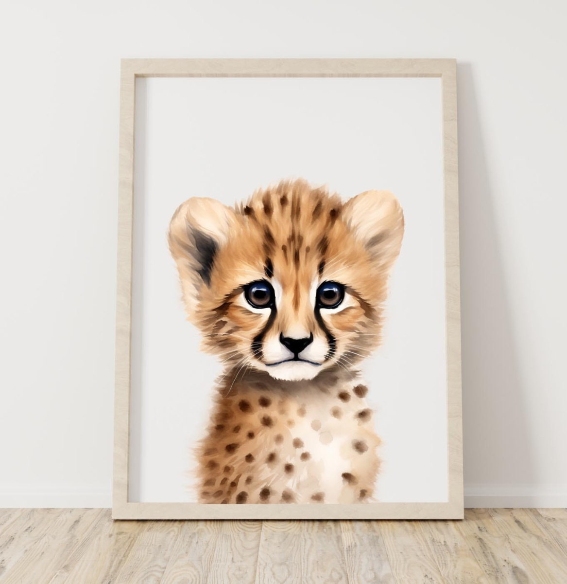 Gepard  Akwarela Plakat do Pokoju Dziecka.jpg