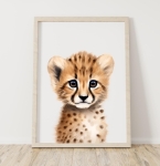 Gepard  Akwarela Plakat do Pokoju Dziecka.jpg