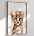 Gepard Akwarela  Plakat do Pokoju Dziecka.jpg
