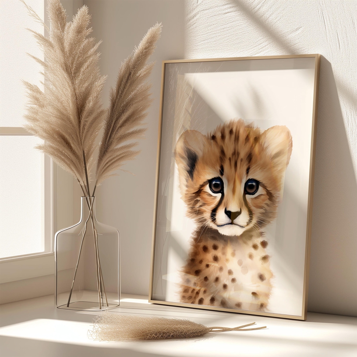 Gepard Akwarela - Plakat do Pokoju Dziecka.jpg