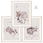 Retro króliczki vintage - Zestaw 3 obrazki plakaty.jpg