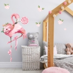 Naklejka Flaming z lizakiem kwiatki.jpg