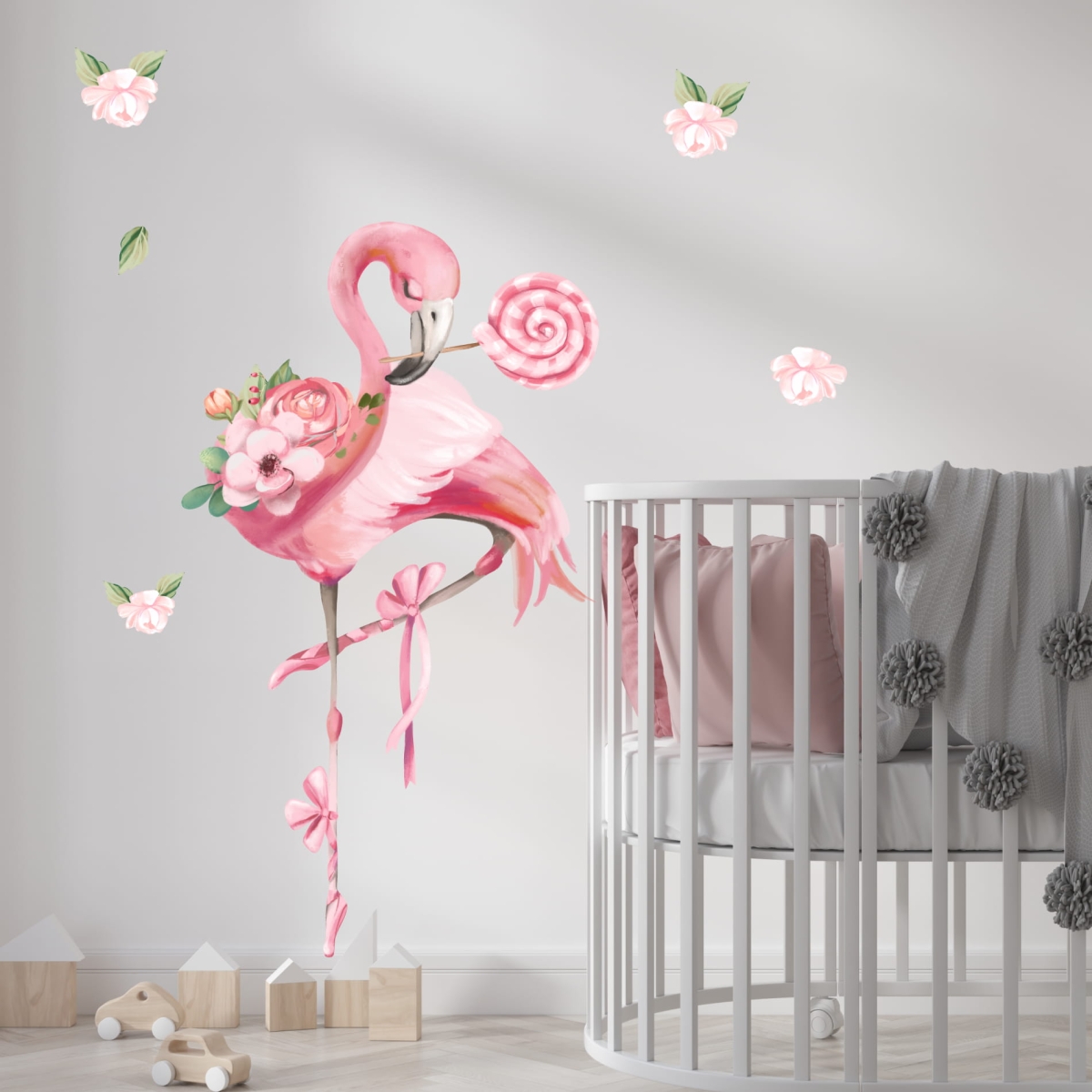 flamingi z lizakiem naklejka dla dziewczynki.jpg