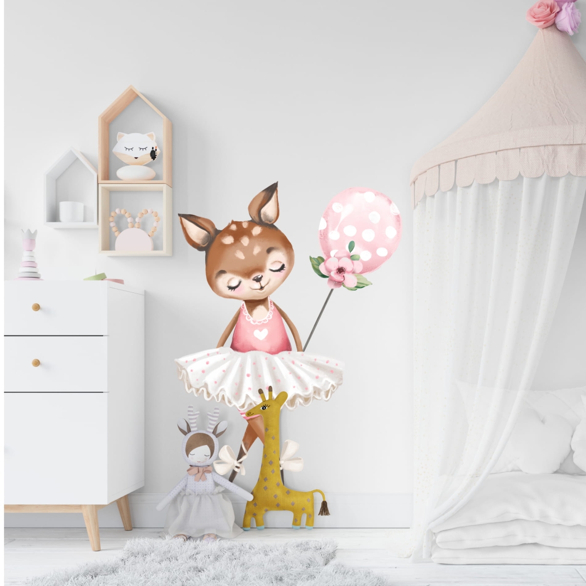 Naklejka Sarenka Baletnica z Balonikiem.jpg