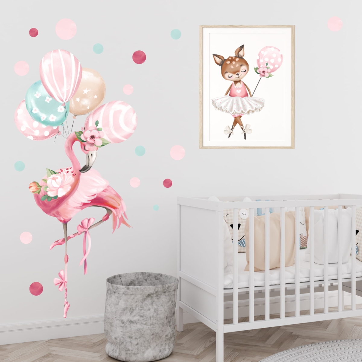 Naklejka Flaming z balonami.jpg