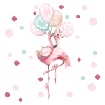 Flaming baletnica z balonikami naklejka.jpg