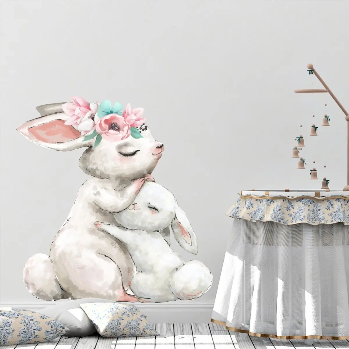 naklejka-scienna-kroliczek-konfetti-pokoj-dziewczynki.webp