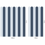 Wymiary naklejki lamperii błękitno-granatowej