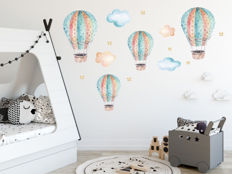 balony,chmurki ,gwiazdki 100x50.jpg