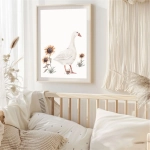 Gąska ze słonecznikami – obrazek na ścianę dla dzieci