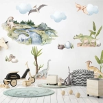 Dinozaury – Komplet – Naklejka na Ścianę dla Chłopców – Dinozaur.webp