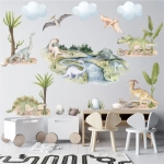 Dinozaury – Komplet – Naklejka na Ścianę dla Chłopców – Triceratops.webp