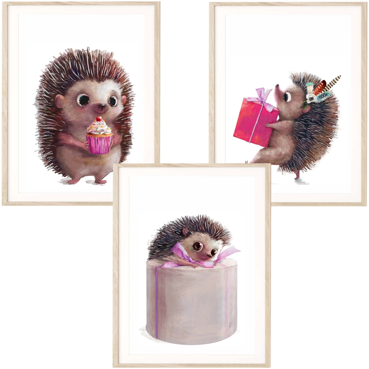 zestaw 3 plakatów do pokoju dziecka