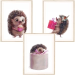 zestaw 3 plakatów do pokoju dziecka