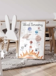 układ słoneczny – edukacyjna dekoracja dla dzieci