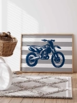 motocykl cross dekoracja pokój dziecka