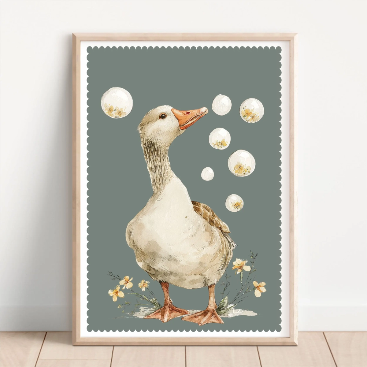 Plakat Gąska retro Nr 1 w stylu boho – Mała Pracownia
