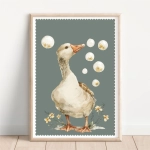 Plakat Gąska retro Nr 1 w stylu boho – Mała Pracownia