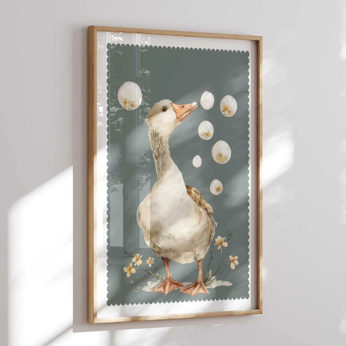 Plakat Gąska retro Nr 1 do pokoju dziecka – Mała Pracownia