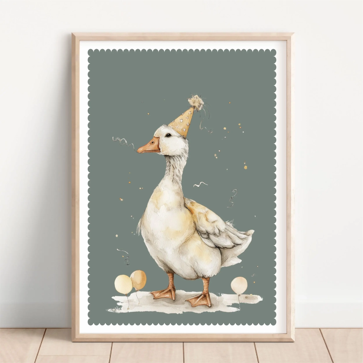 Plakat Gąska retro Nr 1 na ścianę dla dzieci – Mała Pracownia