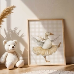 Plakat Gąska retro Nr 3 do pokoju dziecka – Mała Pracownia