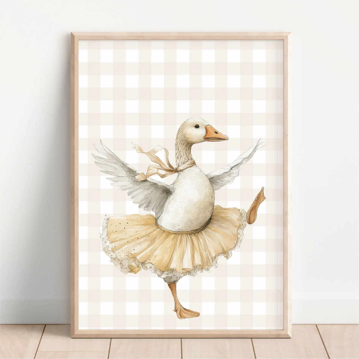 Plakat Gąska retro Nr 3 na ścianę dla dzieci – Mała Pracownia