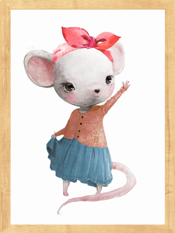 Myszka,lisek,kotek-plakaty dla dzieci Nr.40.jpg