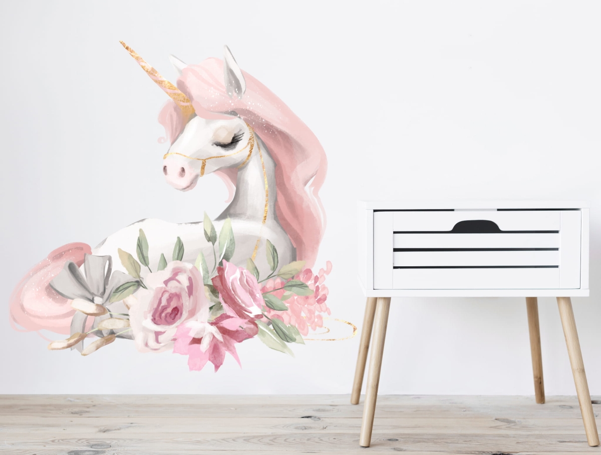 Jednorożec naklejka na ścianę,ścienna  .jpg